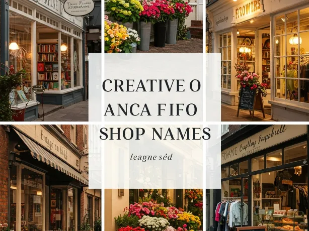 Shop name ideas